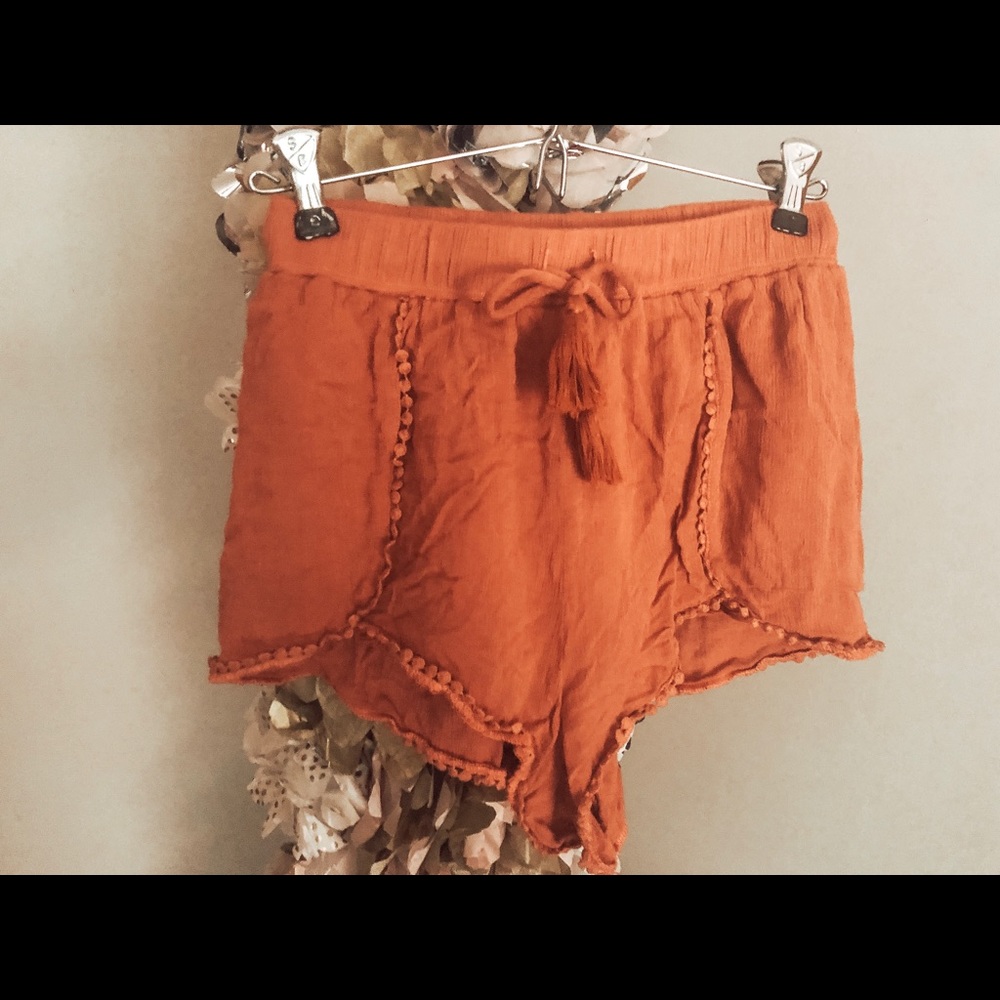 medium blush pink shorts